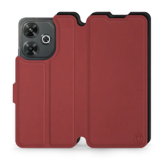 Etui Soft Touch do Xiaomi Redmi 13 - wzór Zachodząca czerwień z czernią