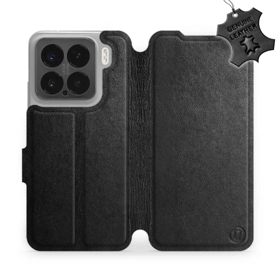 Phone Case Xiaomi 15 - Design Black Leather