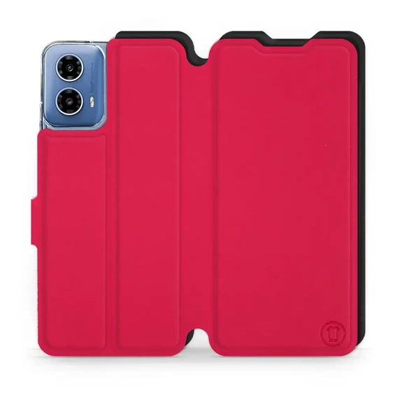 Phone Case Motorola Moto G34 5G - Design Red with Black
