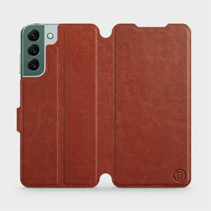 Etui do Samsung Galaxy S22 Plus - wzór Brown&Orange