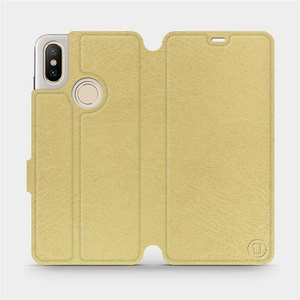 Phone Case Xiaomi Mi A2 - Design Gold&Gray