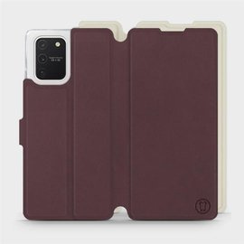 Phone Case Samsung Galaxy S10 Lite - Design Burgundy with Platinum