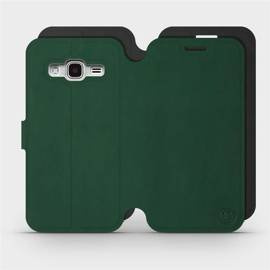 Phone Case Samsung Galaxy J3 2016 - Design Green with Black