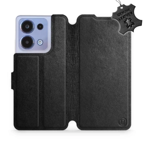 Phone Case Xiaomi POCO M6 Pro - Design Black Leather
