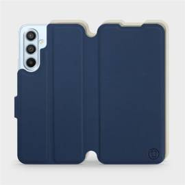Phone Case Samsung Galaxy A54 - Design Navy with Platinum