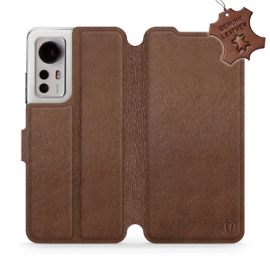 Phone Case Xiaomi 12 - Design Brown Leather