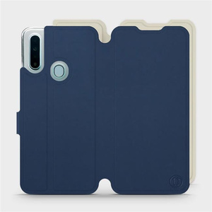 Phone Case Samsung Galaxy A31 - Design Navy with Platinum