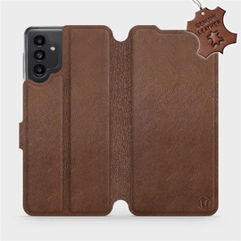 Phone Case Samsung Galaxy A13 5G - Design Brown Leather