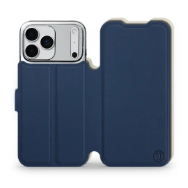 Phone Case Apple iPhone 17 Pro Max - Design Navy with Platinum