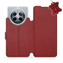 Hülle für Realme 12 5G - Farbe Dark Red Leather