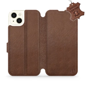 Hülle für Apple iPhone 15 Plus - Farbe Brown Leather