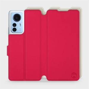 Phone Case Xiaomi 12 Pro - Design Red with Platinum