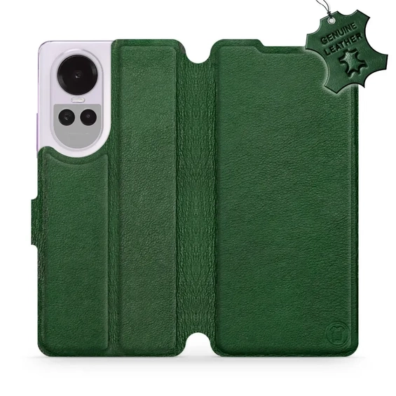 Phone Case OPPO Reno 10 Pro 5G - Design Green Leather
