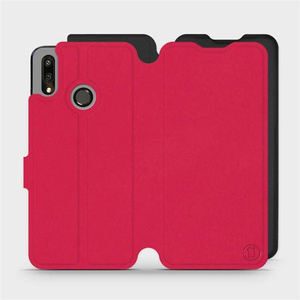Hülle für Huawei P Smart 2019 - Farbe Rot mit Schwarz