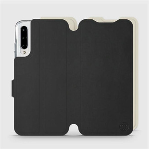 Phone Case Xiaomi Mi A3 - Design Black with Platinum