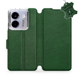 Phone Case Xiaomi POCO M7 Pro 5G - Design Green Leather