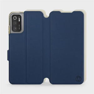 Phone Case Xiaomi Poco M3 Pro 5G - Design Navy with Platinum