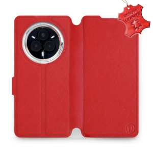 Phone Case Realme 14 Pro 5G - Design Red Leather