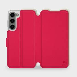 Hülle für Samsung Galaxy S23 Plus - Farbe Rot mit Platin