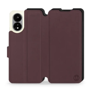 Phone Case OPPO A38 - Design Burgundy with Black