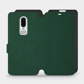 Phone Case OnePlus 6 A6000 - Design Green with Black
