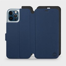 Phone Case Apple iPhone 12 Pro Max - Design Navy with Black