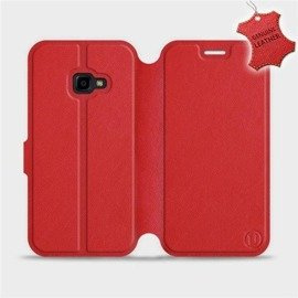 Phone Case Samsung Galaxy Xcover 4 - Design Red Leather