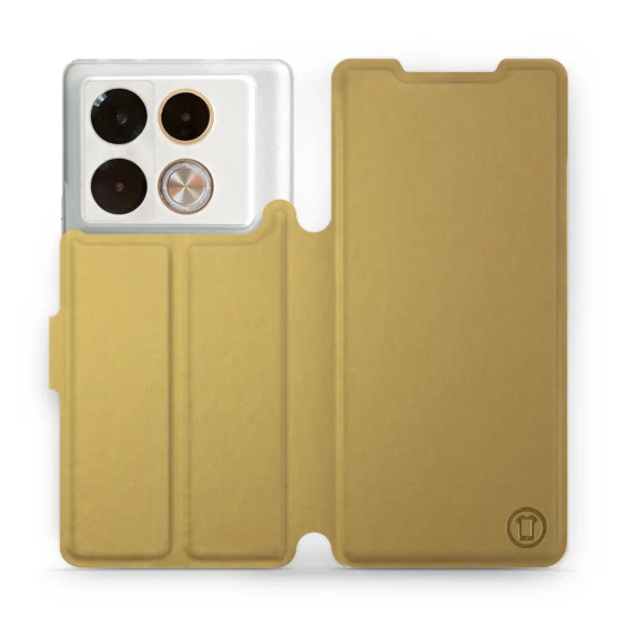 Phone Case Infinix Note 40 Pro - Design Gold&Orange