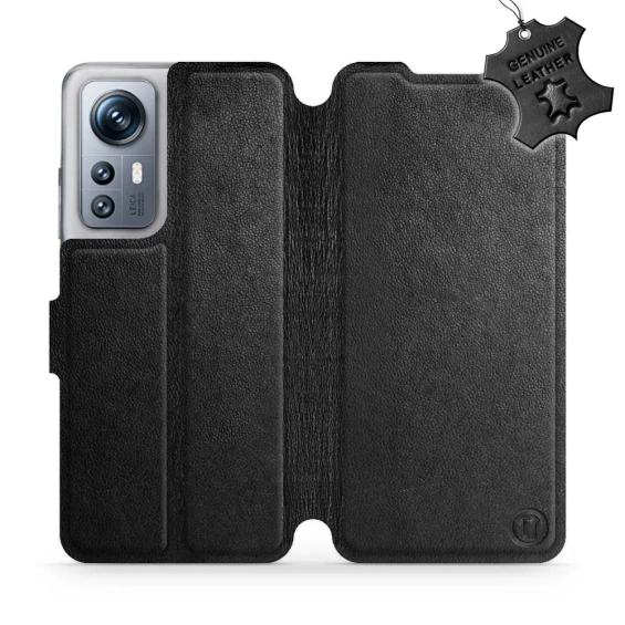 Hülle für Xiaomi 12S - Farbe Black Leather