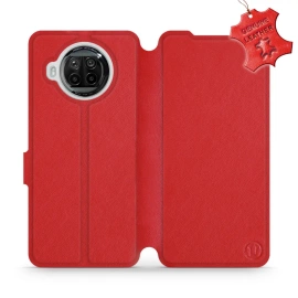 Phone Case Xiaomi Mi 10T Lite - Design Red Leather