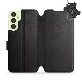 Phone Case Samsung Galaxy A24 - Design Black Leather
