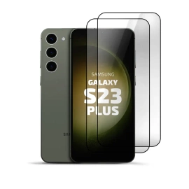 2-Pack Tempered Glass Clear for Samsung Galaxy S23 Plus