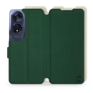 Hülle für OPPO A60 - Farbe Grün mit Platin