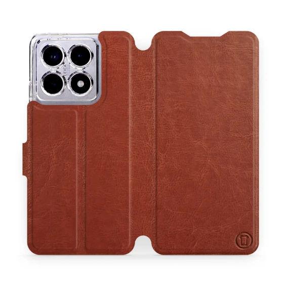 Hülle für Xiaomi 14T Pro - Farbe Brown&Orange