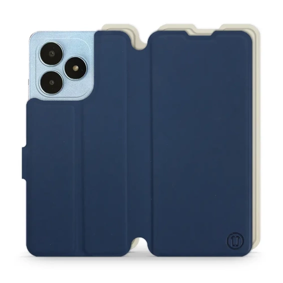 Phone Case Realme Note 50 - Design Navy with Platinum