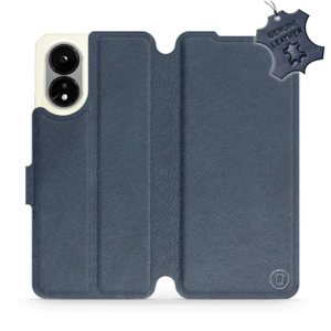 Phone Case OPPO A38 - Design Blue Leather