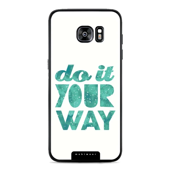 Phone Glossy Case Samsung Galaxy S7 Edge - Design G080G