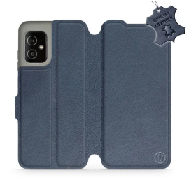 Phone Case Asus Zenfone 8 - Design Blue Leather