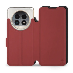 Phone Case Realme 13 Pro - Design Dark Red with Black