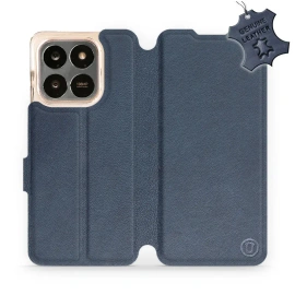 Phone Case Huawei Honor X7d - Design Blue Leather