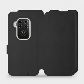 Phone Case Motorola One Zoom - Design Black with Black