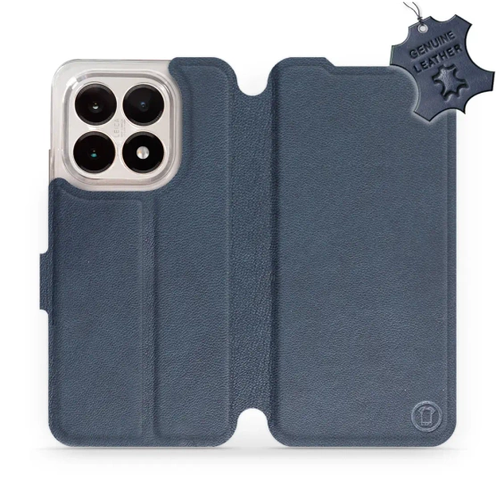 Phone Case Xiaomi 15T - Design Blue Leather