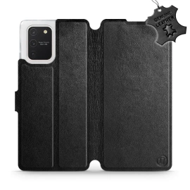 Phone Case Samsung Galaxy S10 Lite - Design Black Leather