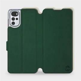 Phone Case Motorola Moto G22 - Design Green with Platinum