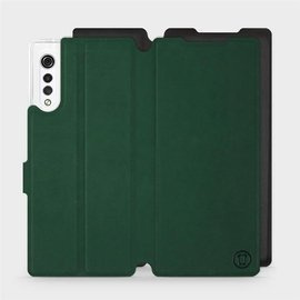 Phone Case LG Velvet - Design Green with Black