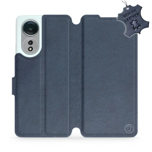 Phone Case OPPO A58 - Design Blue Leather