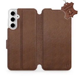Phone Case Samsung Galaxy A16 5G - Design Brown Leather