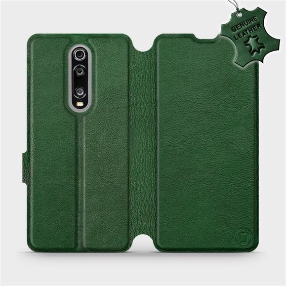 Phone Case Xiaomi Mi 9T Pro - Design Green Leather