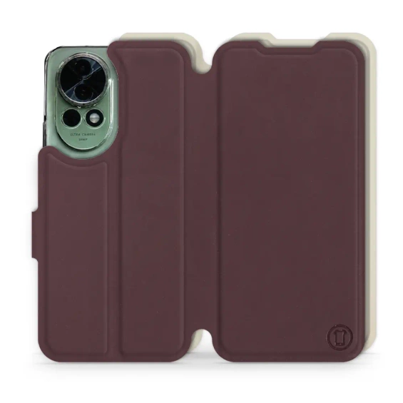 Phone Case Huawei Nova 13 - Design Burgundy with Platinum