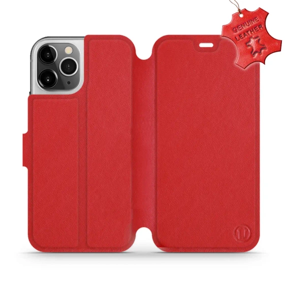 Phone Case Apple iPhone 12 Pro - Design Red Leather